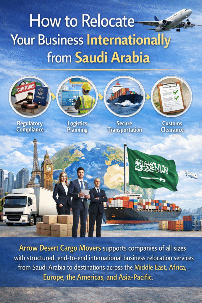 How to Relocate Your Business Internationally from Saudi Arabia
