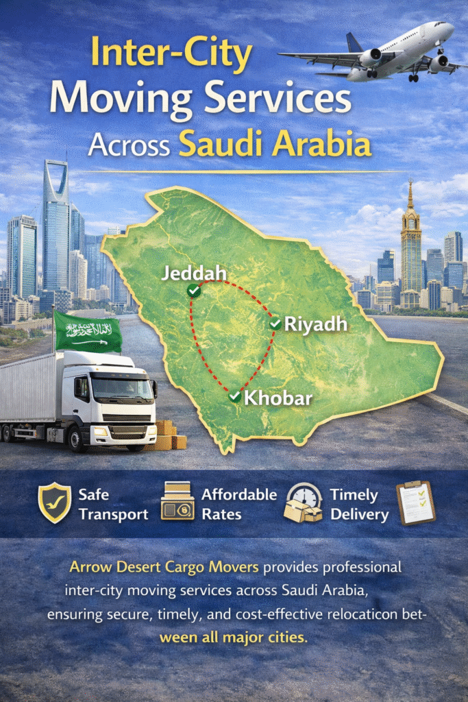 Inter-City Moving Services Across Saudi Arabia