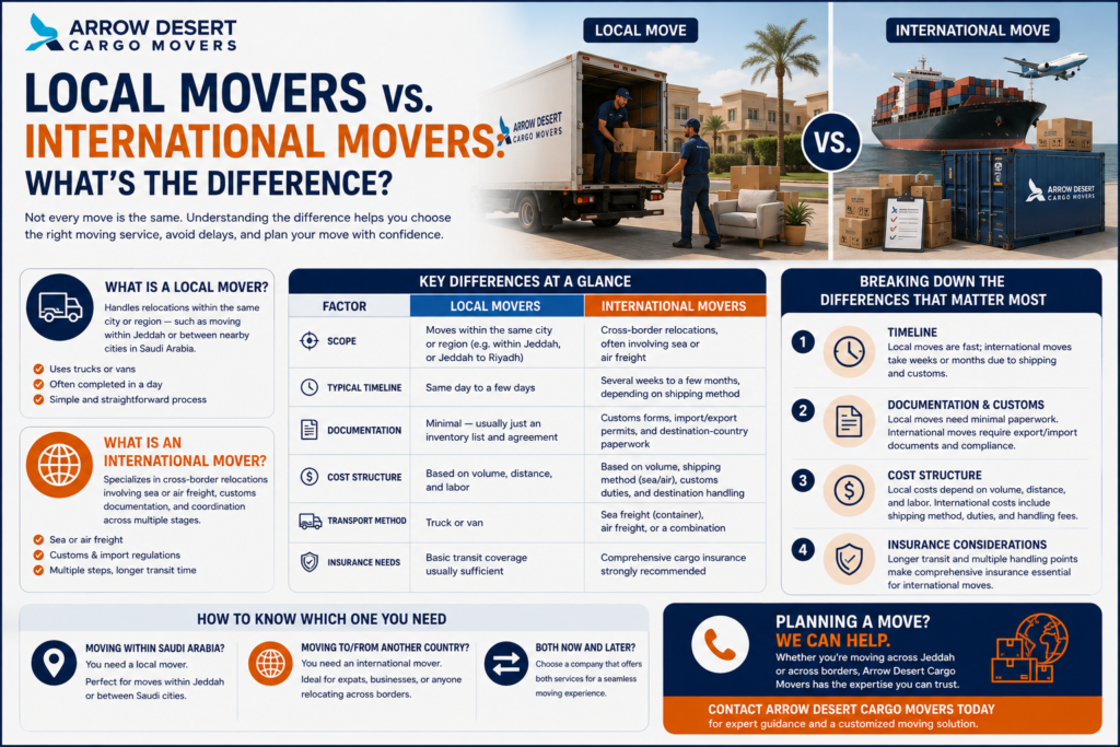 Local Movers vs. International Movers